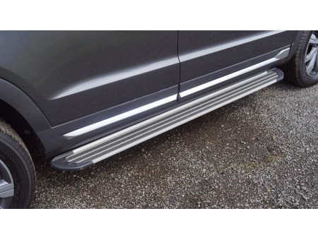 Пороги алюминиевые "Slim Line Silver" 1820 мм